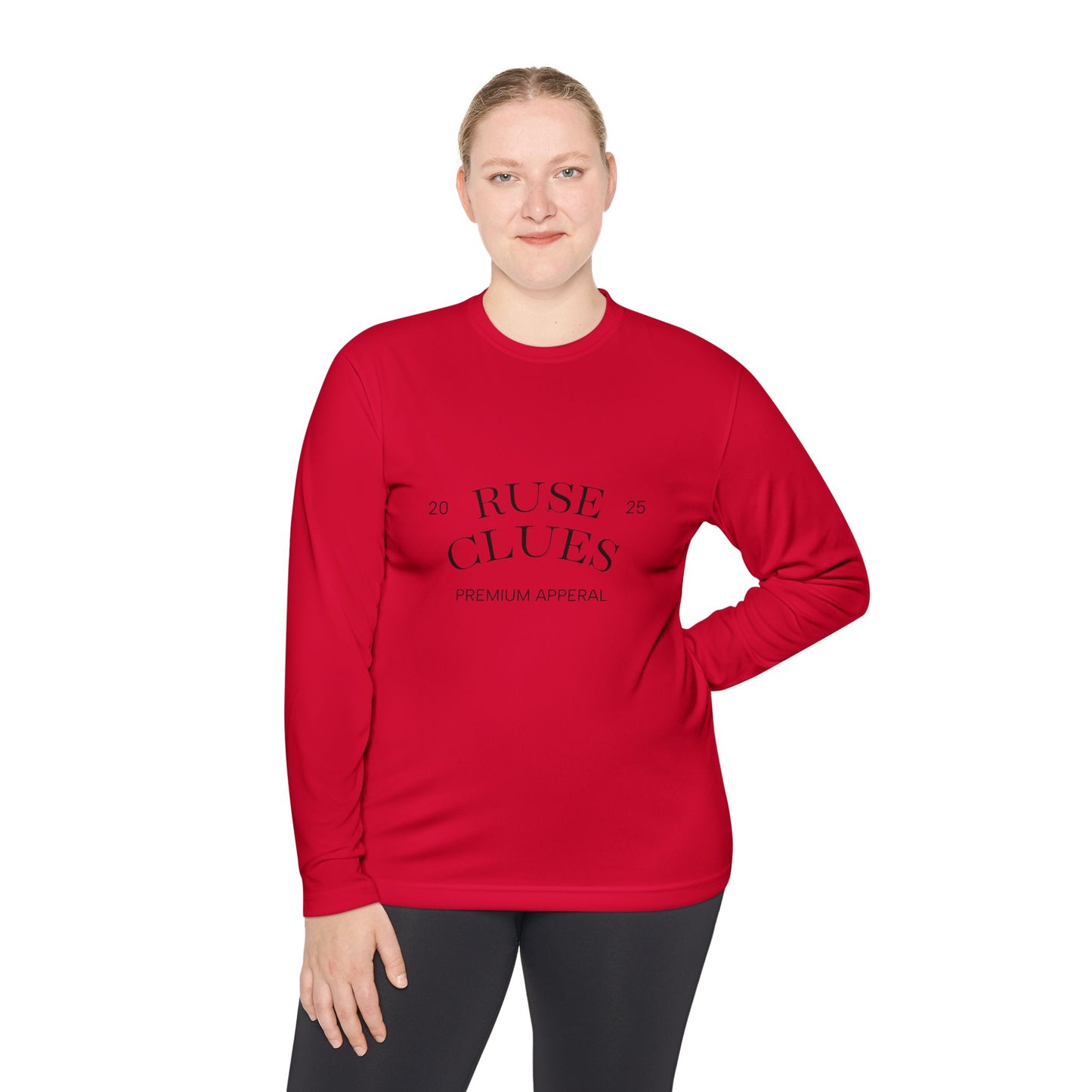 Women's Lightweight Long Sleeve Ruse Clues Tee - Premium Apparel for Everyday Style, Casual Wear, Gifts for Friends, Layering Piece, Trendy Fashion
