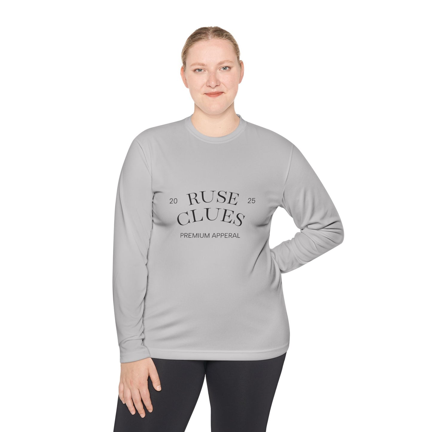 Women's Lightweight Long Sleeve Ruse Clues Tee - Premium Apparel for Everyday Style, Casual Wear, Gifts for Friends, Layering Piece, Trendy Fashion