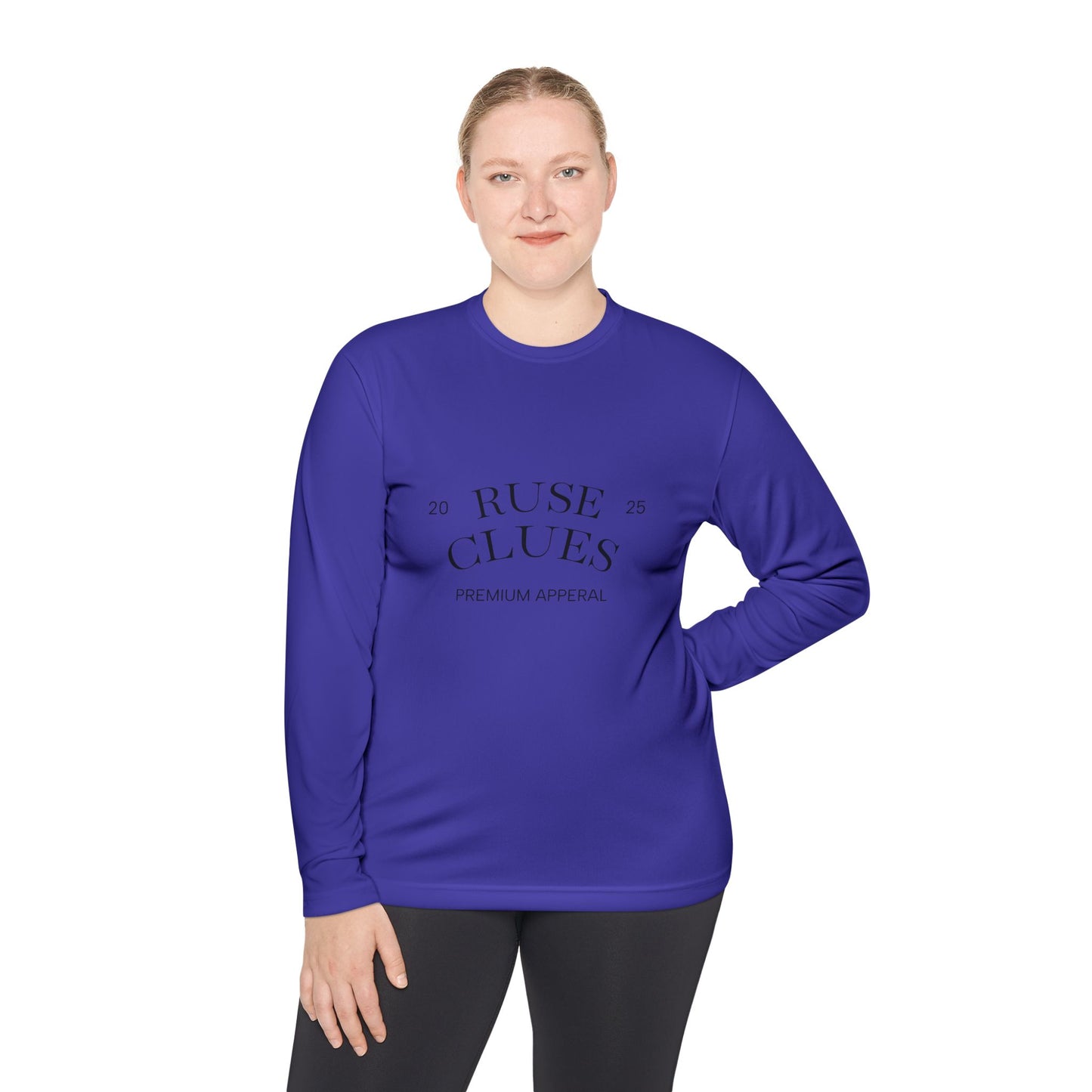 Women's Lightweight Long Sleeve Ruse Clues Tee - Premium Apparel for Everyday Style, Casual Wear, Gifts for Friends, Layering Piece, Trendy Fashion