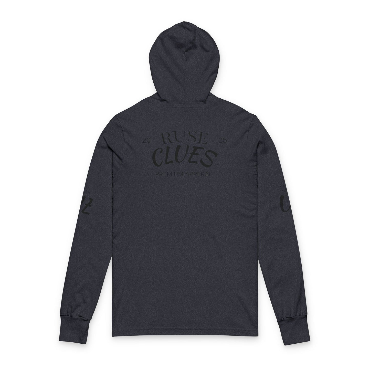 Unisex Hooded Long Sleeve Ruse Clues Tee - Casual Comfort for Everyday Adventures, Perfect for Spring and Fall, Ideal Gift for Friends
