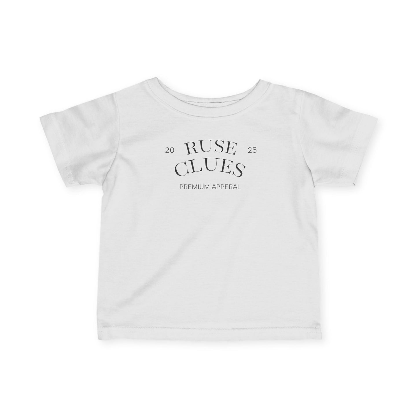 Infant Fine Jersey Tee - Ruse Clues, Cute Baby Shirt, Toddler Outfit, Gift for New Parents, Baby Shower Essential, Toddler Clothing