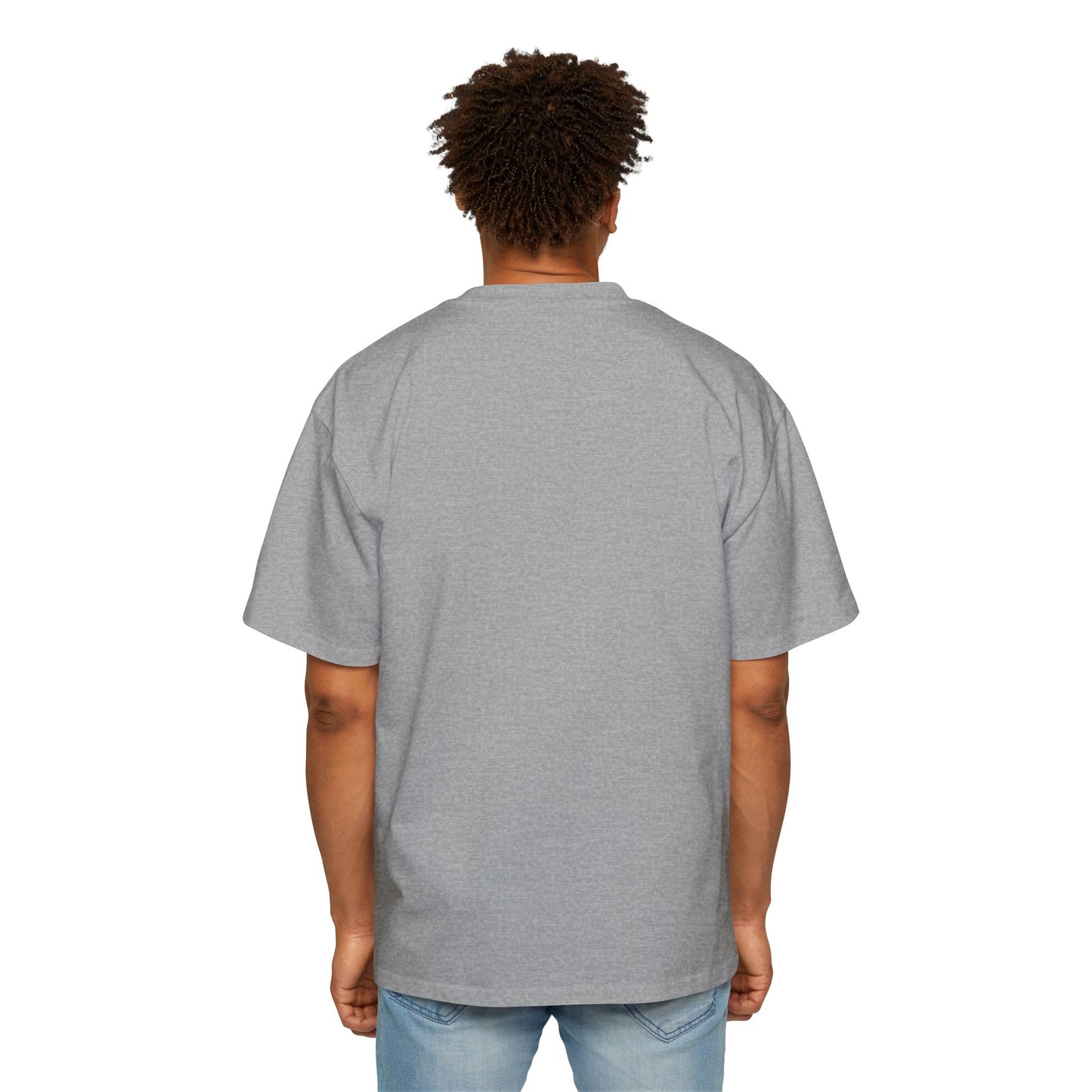 Men's Heavy Oversized Blue Print Ruse Clues Tee, Casual Fashion Shirt, Streetwear Top, Gift for Him, Comfort Tee, Everyday Wear