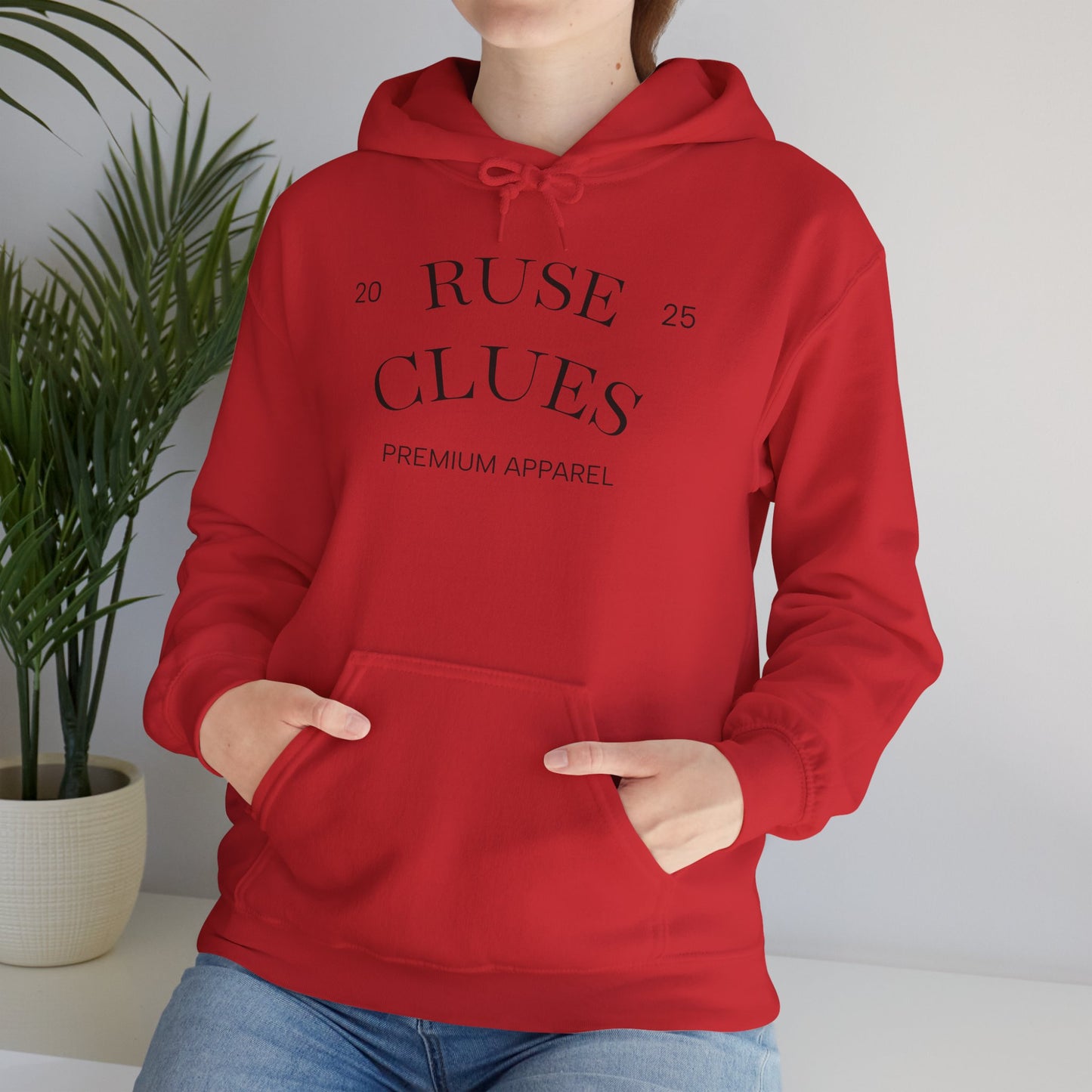 Cozy Unisex Hooded Ruse Clues Sweatshirt - Perfect for Casual Wear, Gifts, and Everyday Comfort