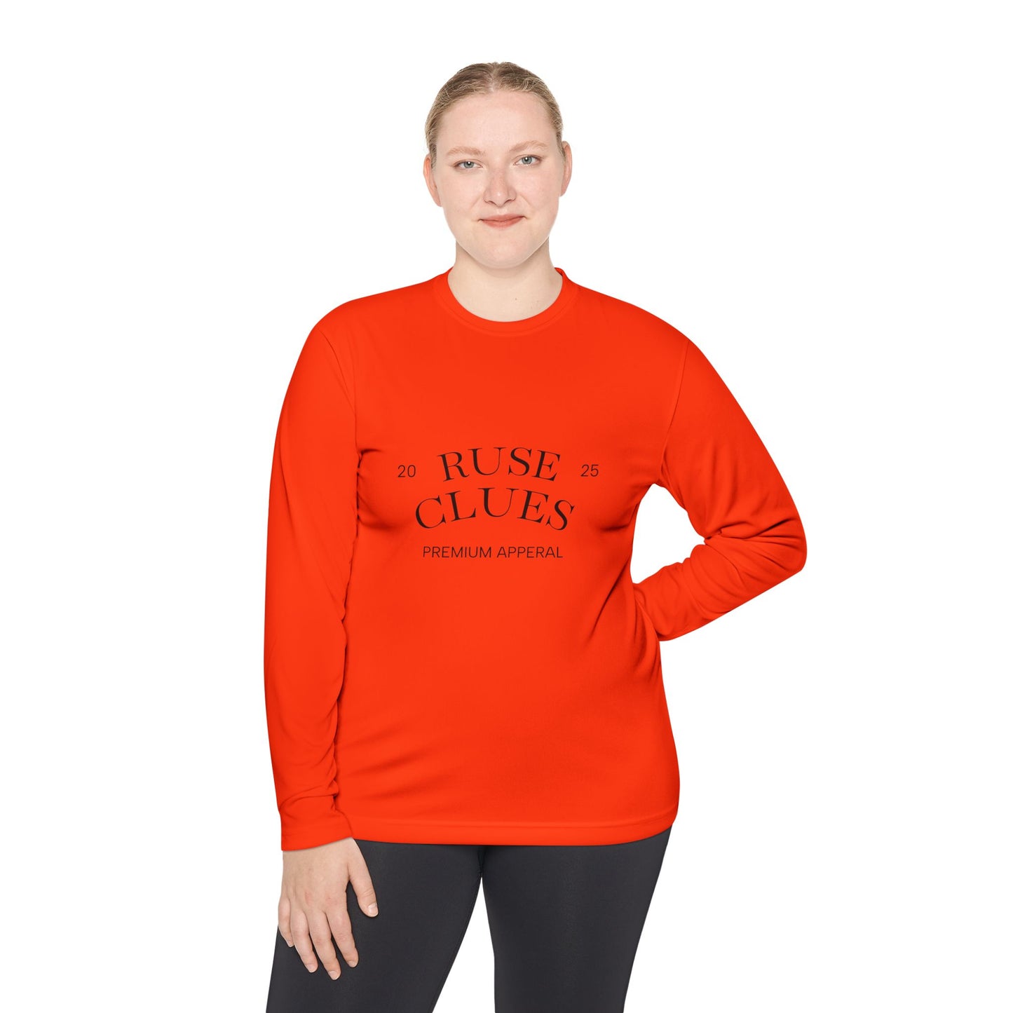 Women's Lightweight Long Sleeve Ruse Clues Tee - Premium Apparel for Everyday Style, Casual Wear, Gifts for Friends, Layering Piece, Trendy Fashion