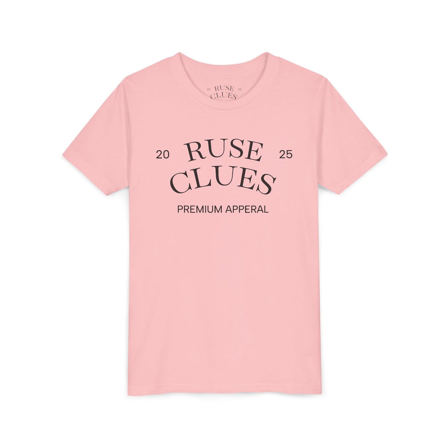 Youth Short Sleeve Ruse Clues Tee, Fun Graphic Tee, Kids Casual T-Shirt, Gift for Teens, Back to School Apparel, Summer Wear