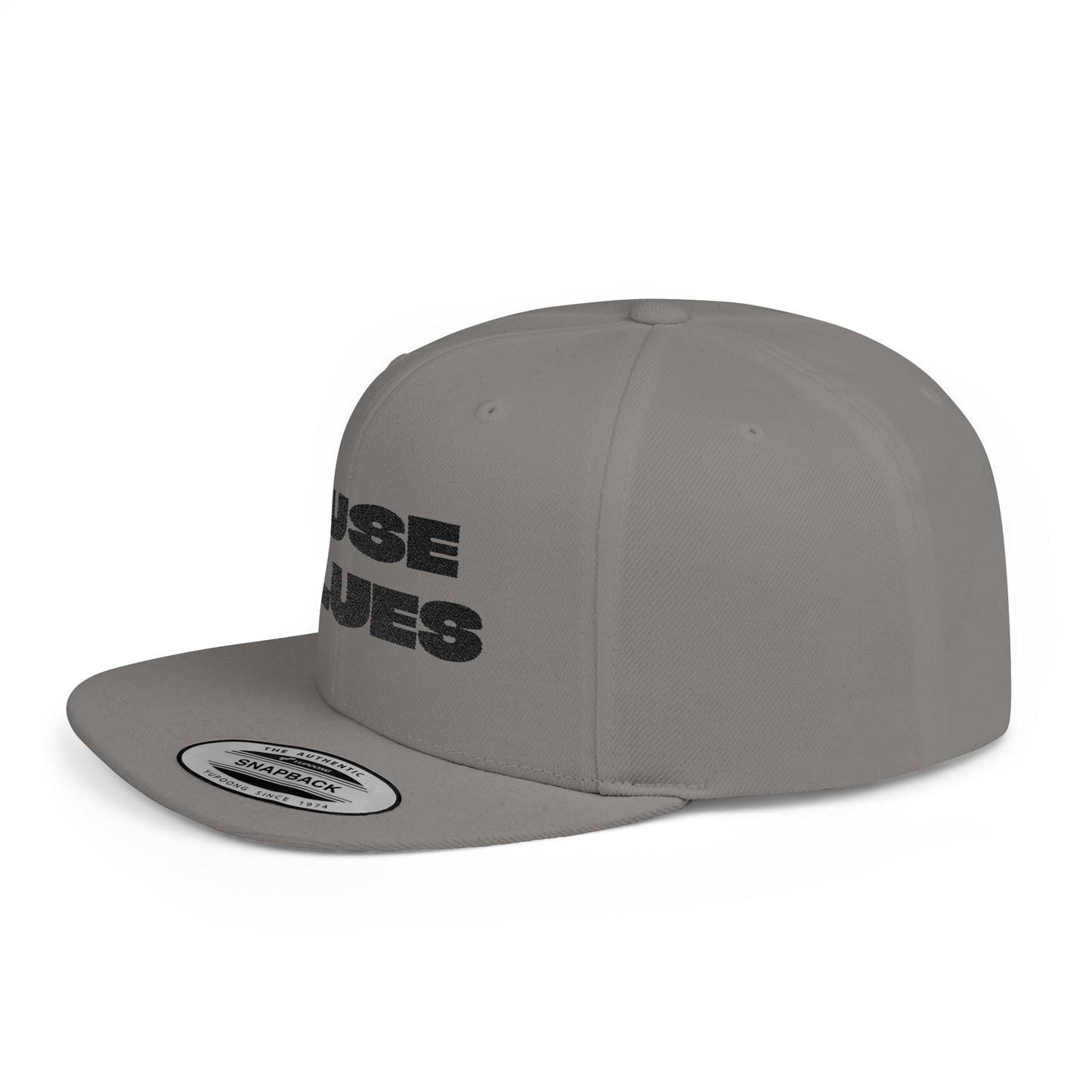 Stylish Flat Bill Snapback Ruse Clues Hat, Trendy Baseball Cap, Urban Streetwear Accessory, Perfect Gift for Men & Women
