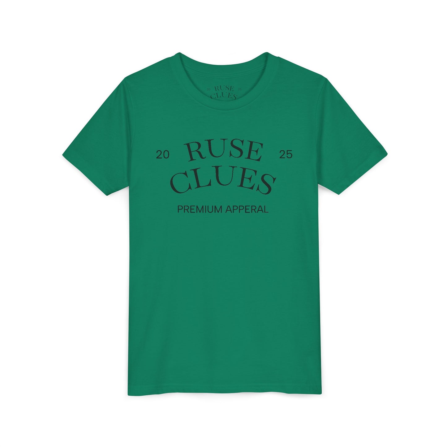 Youth Short Sleeve Ruse Clues Tee, Fun Graphic Tee, Kids Casual T-Shirt, Gift for Teens, Back to School Apparel, Summer Wear