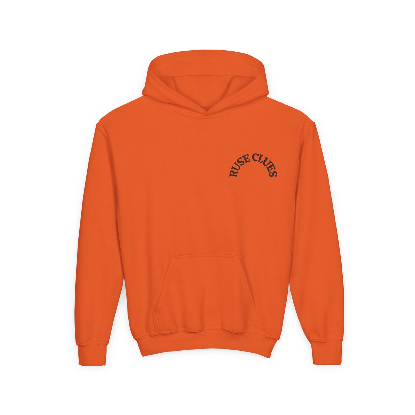 Youth Heavy Blend Hooded Ruse Clues Sweatshirt - Comfortable, Cozy, Ideal for Lazy Days, Perfect for Fall and Winter, Great Gift for Teens, Casual Wear