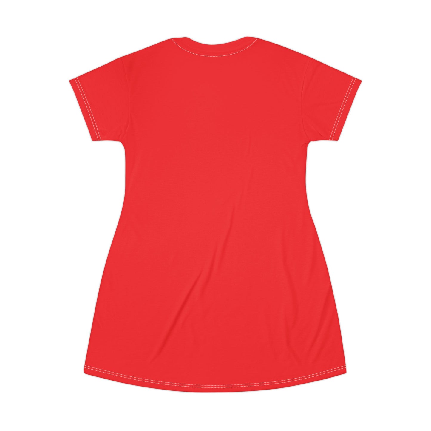 Red Ruse Clues T-Shirt Dress - Casual Chic Outfit for Every Occasion, Summer Fashion, Unique Gift Idea, Premium Appeal