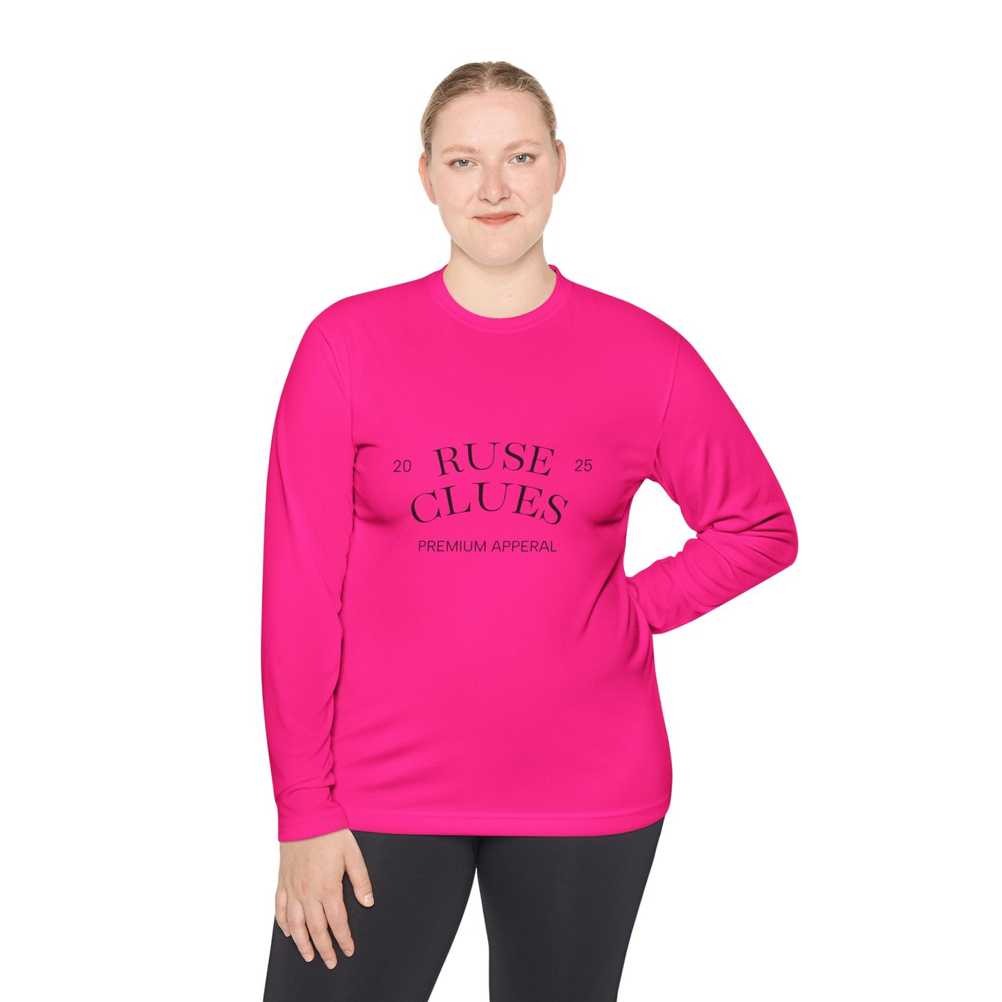 Women's Lightweight Long Sleeve Ruse Clues Tee - Premium Apparel for Everyday Style, Casual Wear, Gifts for Friends, Layering Piece, Trendy Fashion