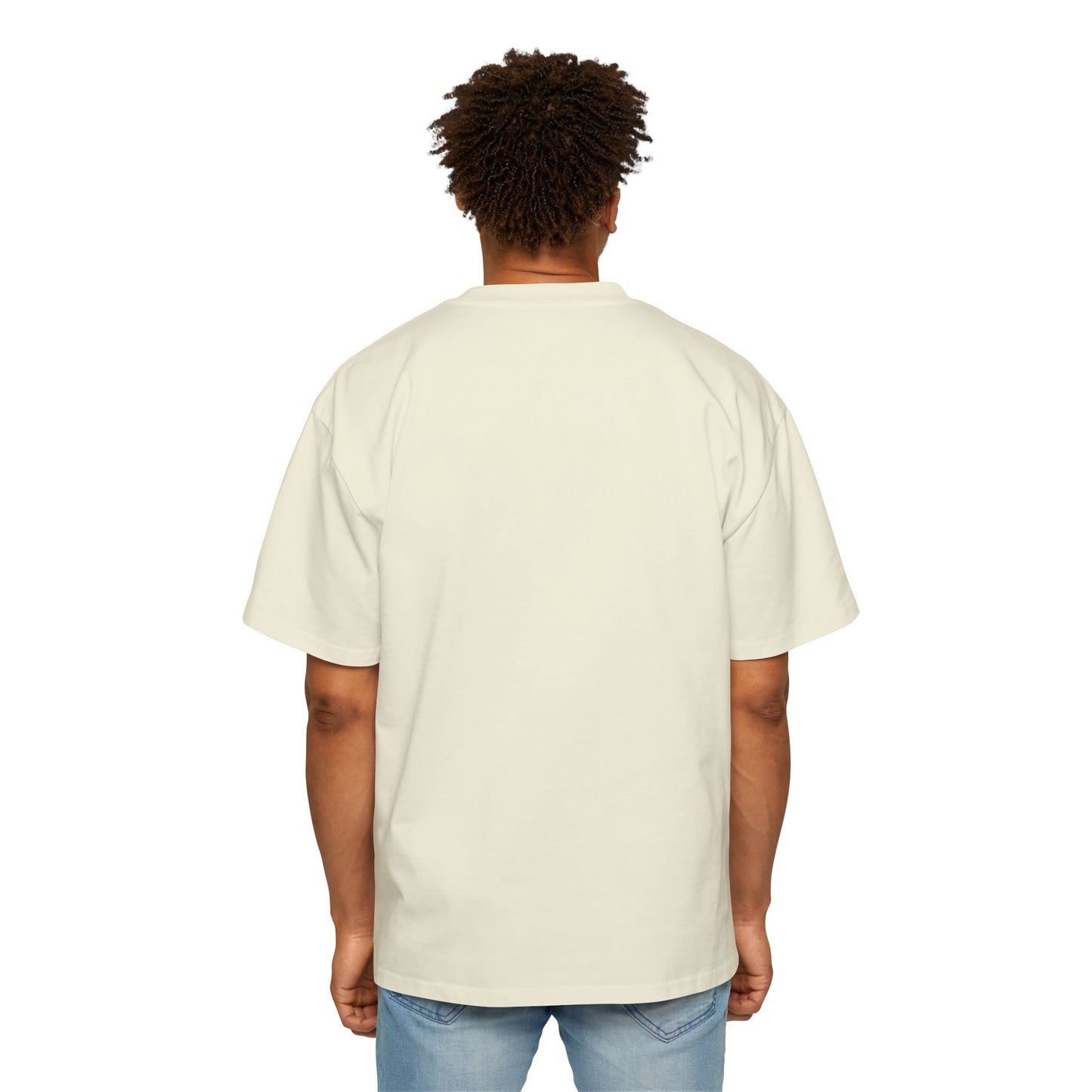 Men's Heavy Oversized Blue Print Ruse Clues Tee, Casual Fashion Shirt, Streetwear Top, Gift for Him, Comfort Tee, Everyday Wear
