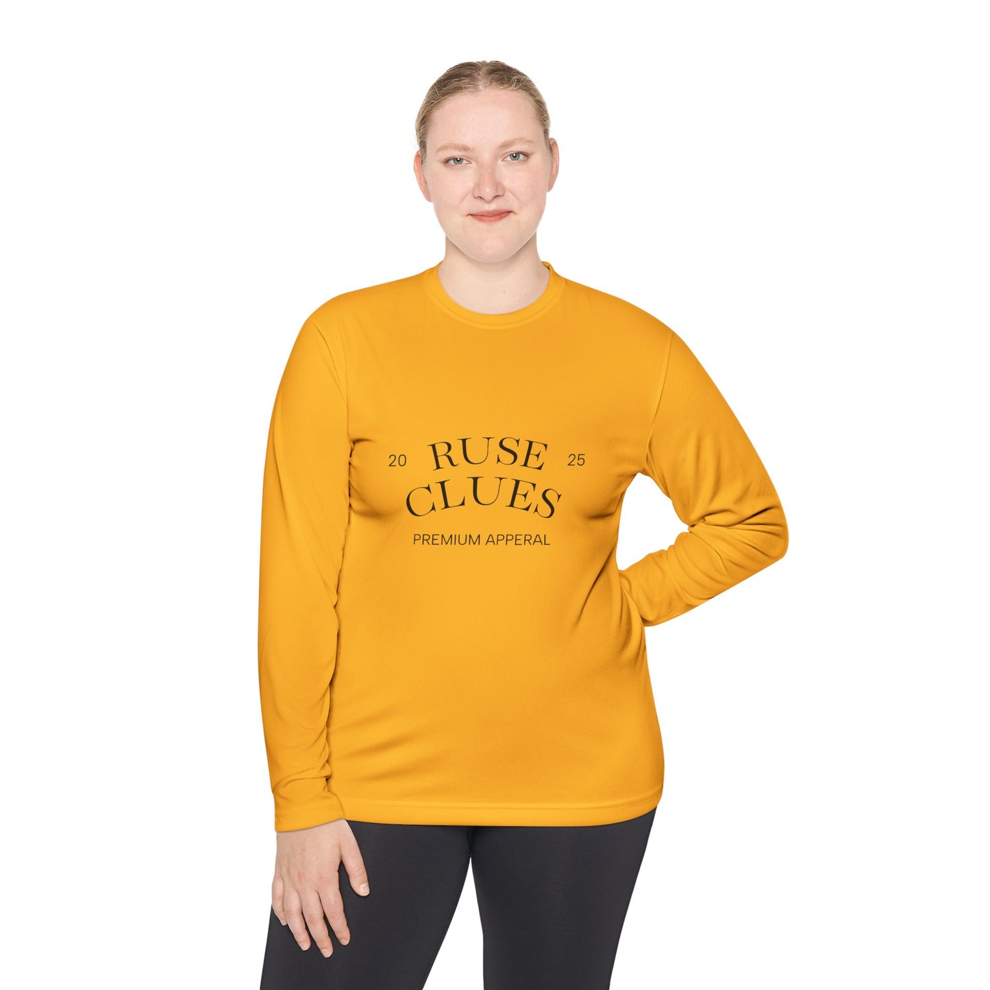Women's Lightweight Long Sleeve Ruse Clues Tee - Premium Apparel for Everyday Style, Casual Wear, Gifts for Friends, Layering Piece, Trendy Fashion