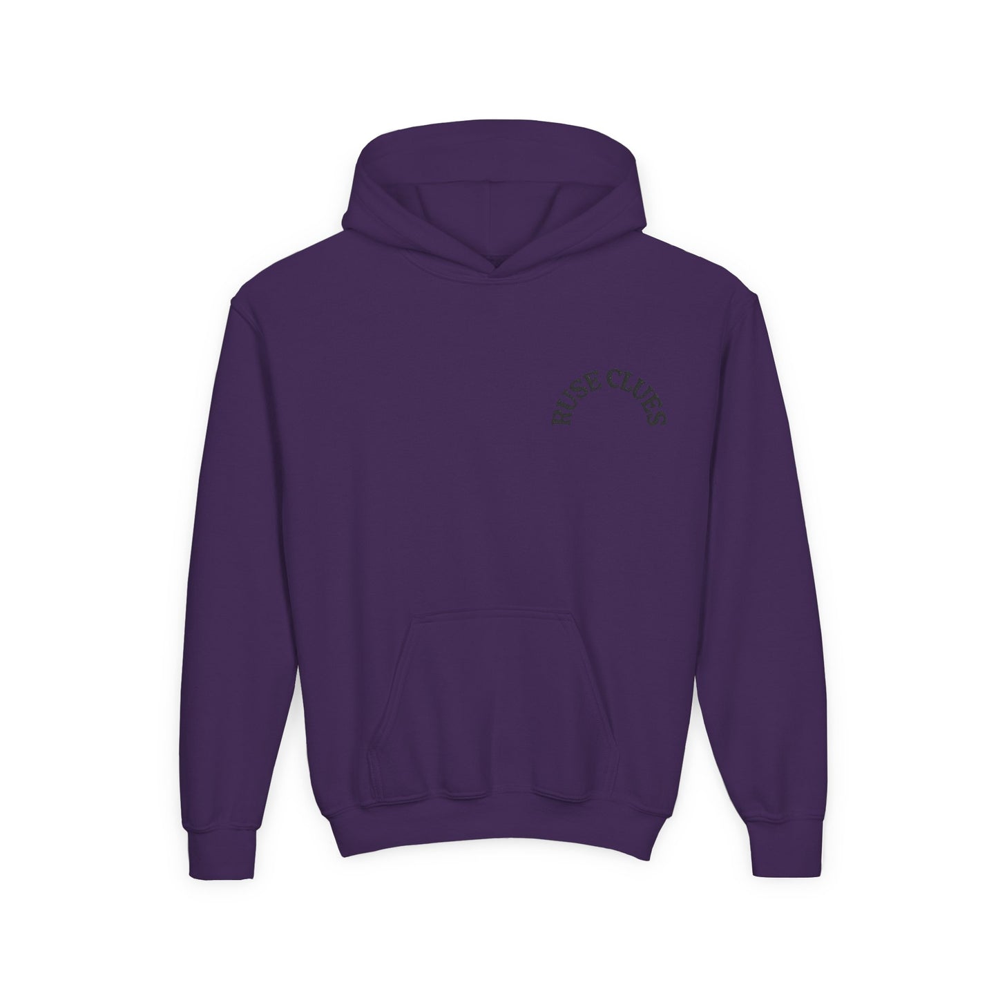 Youth Heavy Blend Hooded Ruse Clues Sweatshirt - Comfortable, Cozy, Ideal for Lazy Days, Perfect for Fall and Winter, Great Gift for Teens, Casual Wear