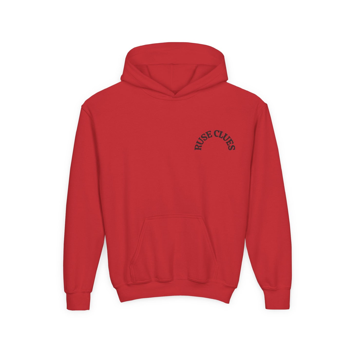 Youth Heavy Blend Hooded Ruse Clues Sweatshirt - Comfortable, Cozy, Ideal for Lazy Days, Perfect for Fall and Winter, Great Gift for Teens, Casual Wear