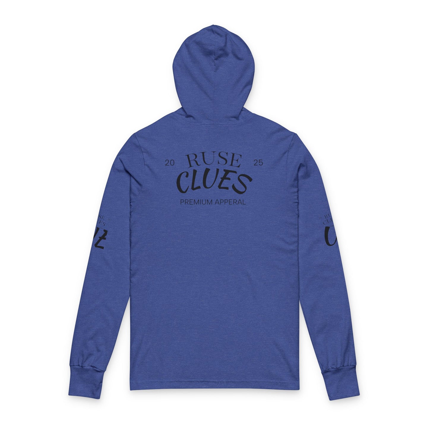 Unisex Hooded Long Sleeve Ruse Clues Tee - Casual Comfort for Everyday Adventures, Perfect for Spring and Fall, Ideal Gift for Friends