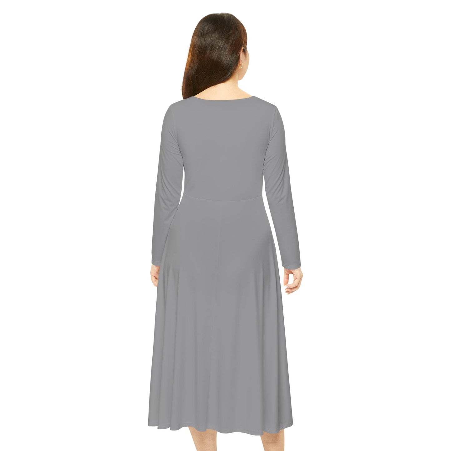 Chic Long Sleeve Ruse Clues Dance Dress, Casual Party Dress, Comfortable Fashion, Women’s Apparel, Ideal for Events