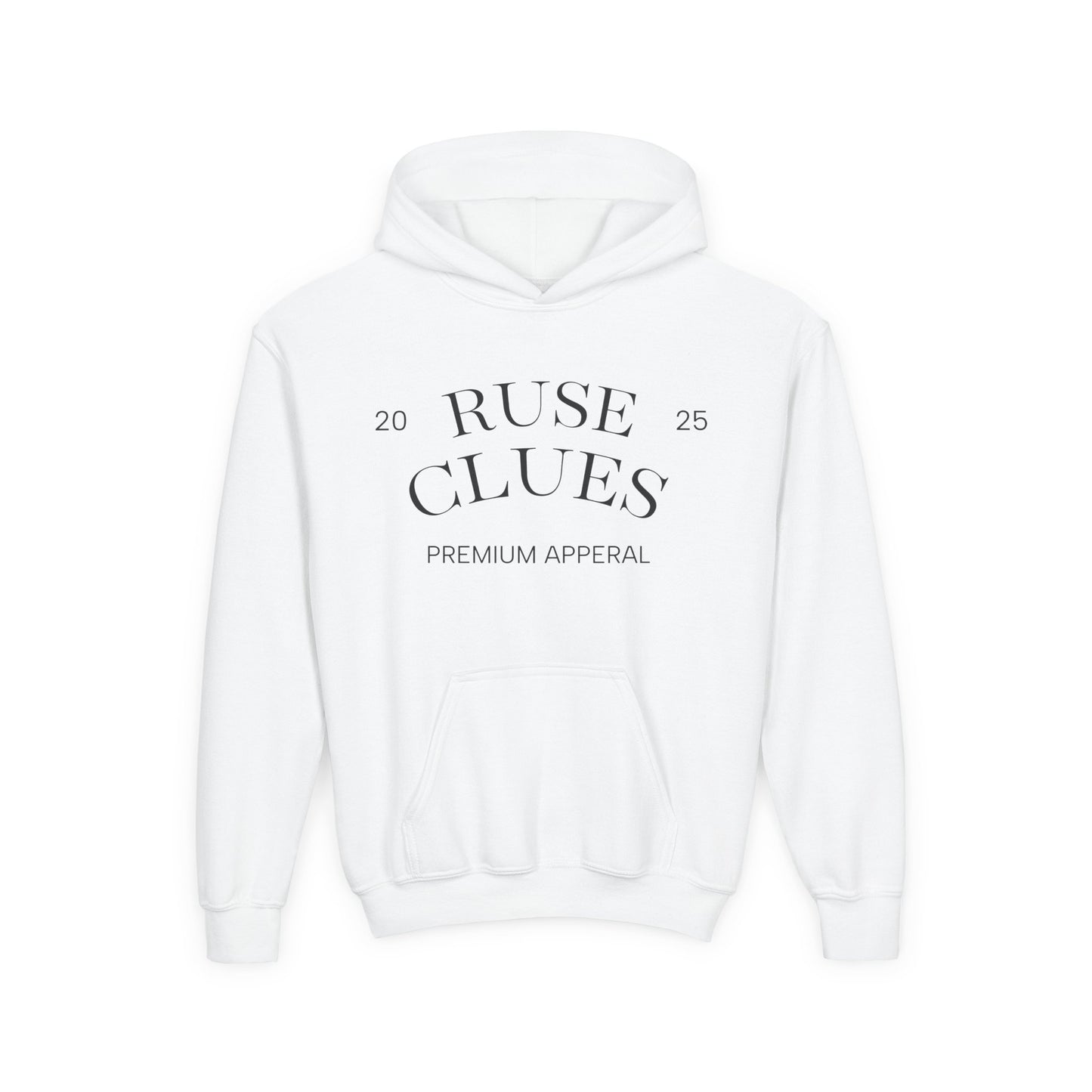 Youth Heavy Blend Hooded Ruse Clues Sweatshirt