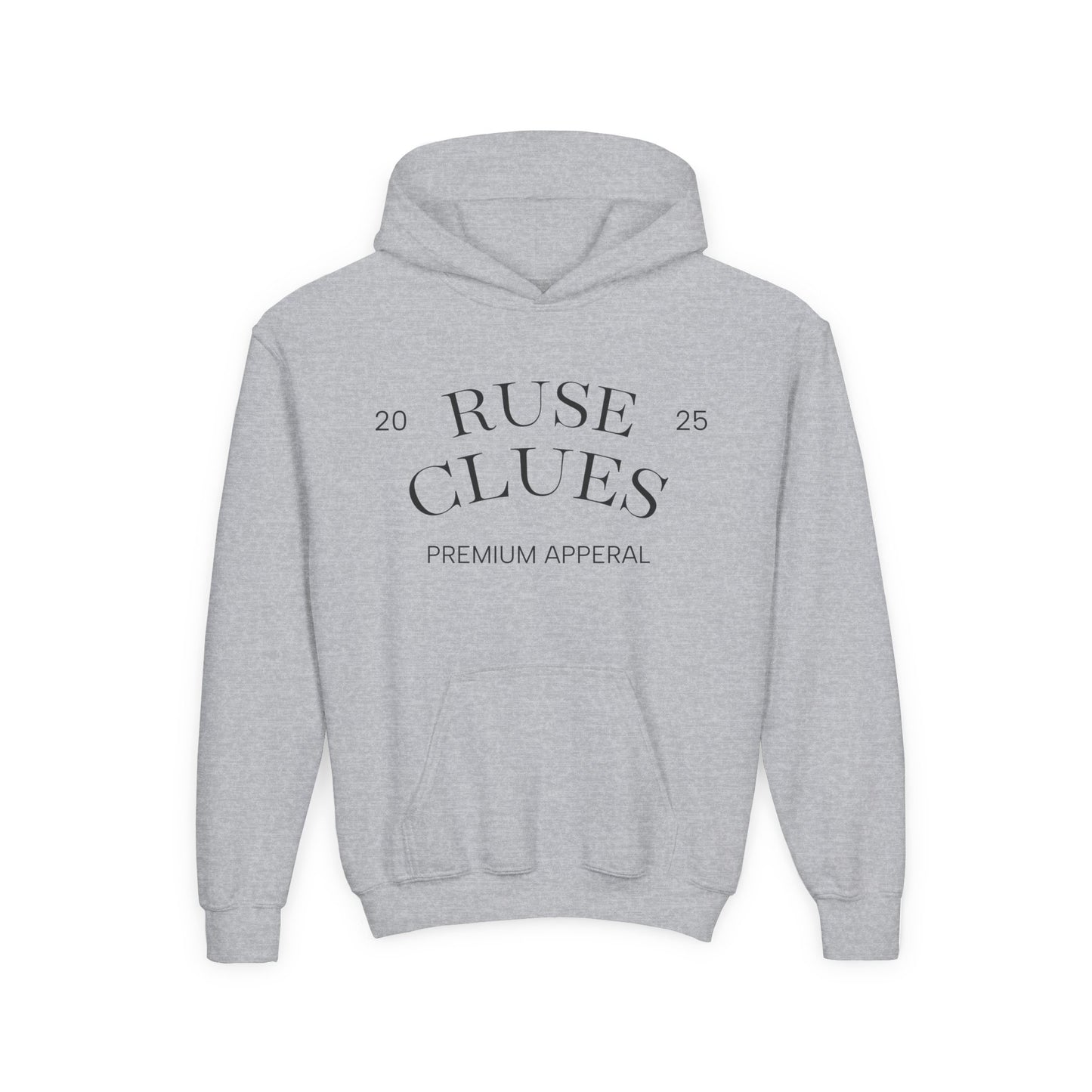 Youth Heavy Blend Hooded Ruse Clues Sweatshirt