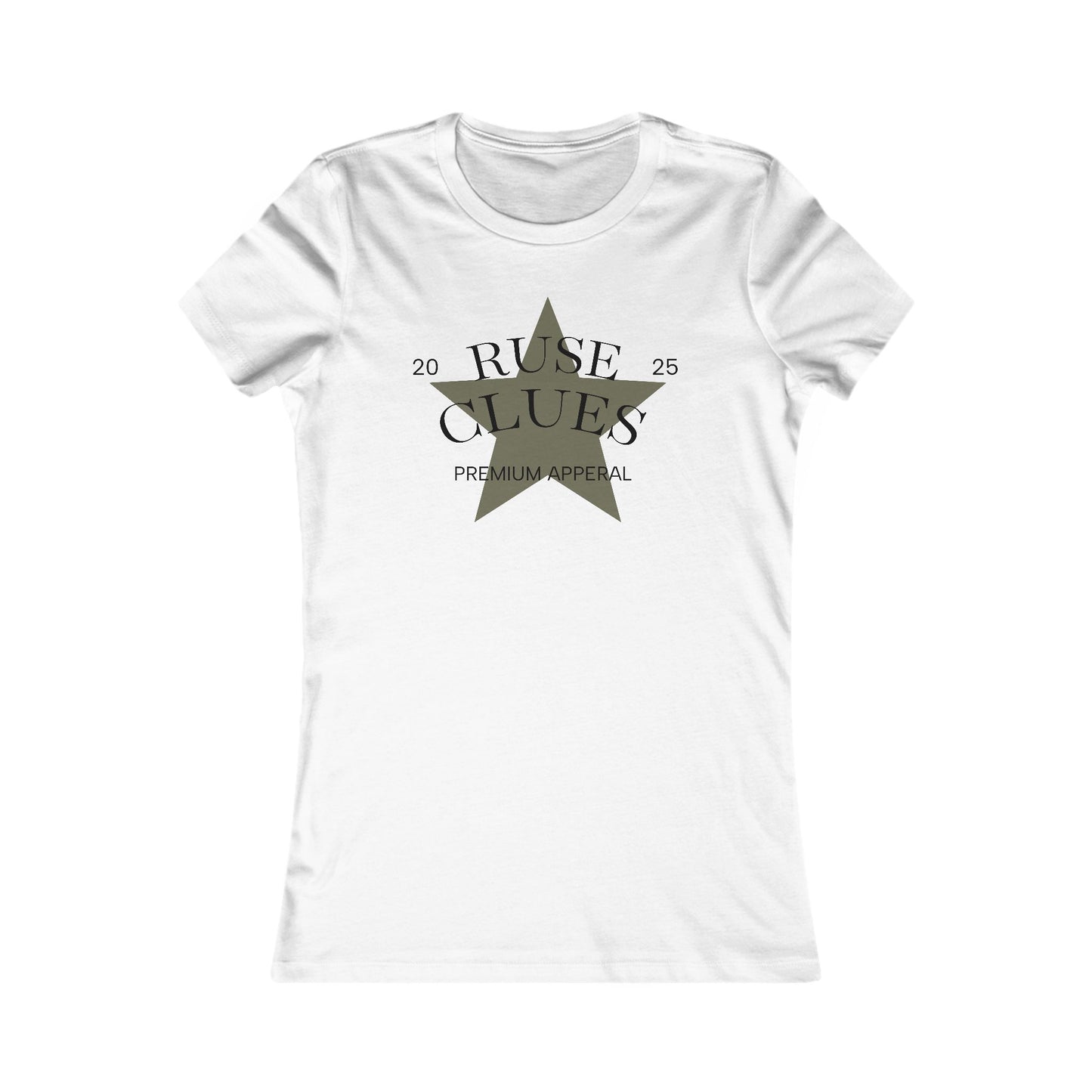 Trendy Graphic Ruse Clues Tee for Women, Casual Everyday Shirt, Perfect for Gifts, Fashionable Wear, Great for Parties