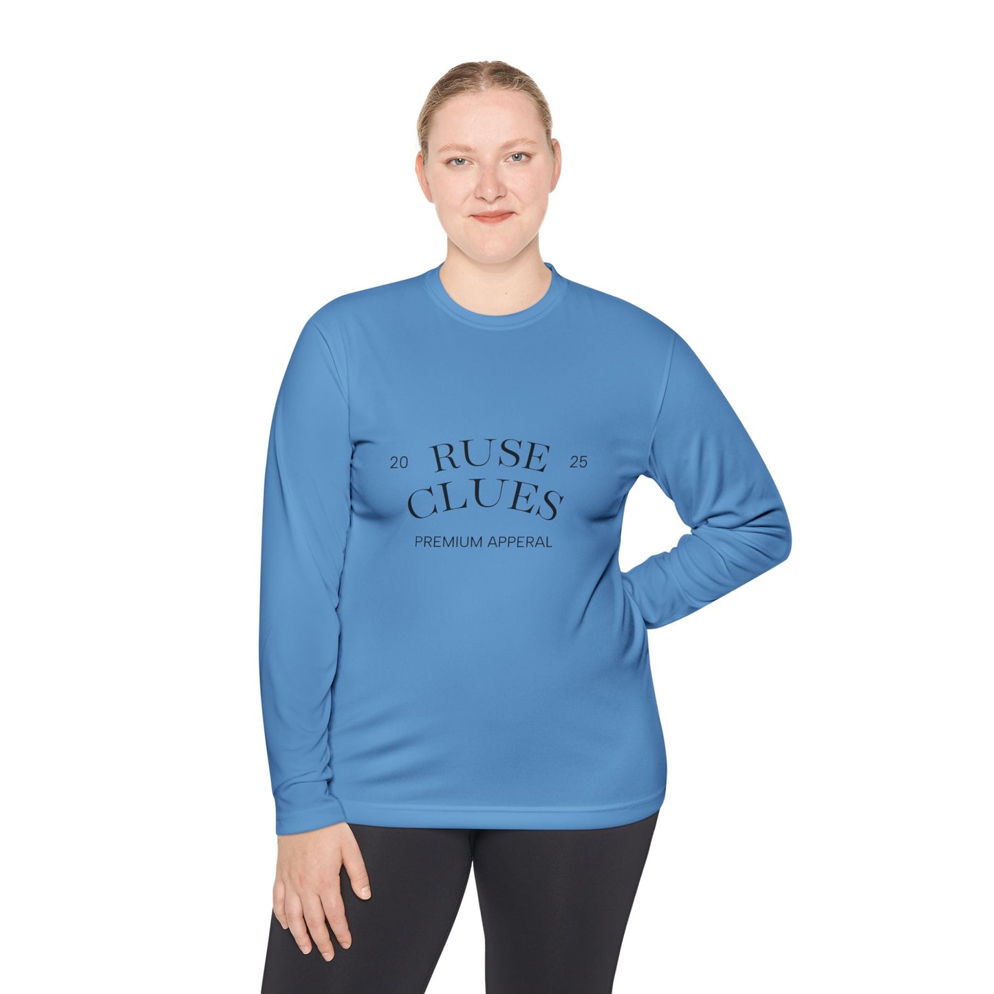 Women's Lightweight Long Sleeve Ruse Clues Tee - Premium Apparel for Everyday Style, Casual Wear, Gifts for Friends, Layering Piece, Trendy Fashion