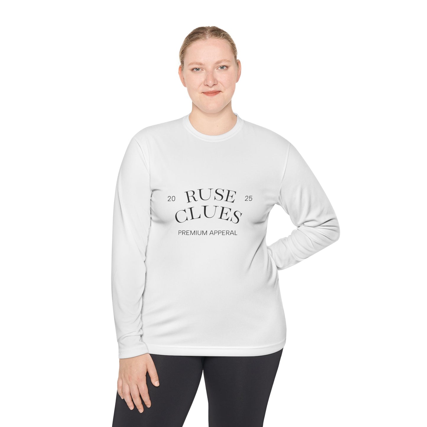 Women's Lightweight  Long Sleeve Ruse Clues Tee - Premium Apparel for Everyday Style, Casual Wear, Gifts for Friends, Layering Piece, Trendy Fashion