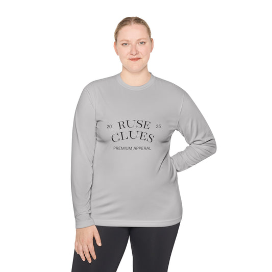 Women's Lightweight  Long Sleeve Ruse Clues Tee - Premium Apparel for Everyday Style, Casual Wear, Gifts for Friends, Layering Piece, Trendy Fashion