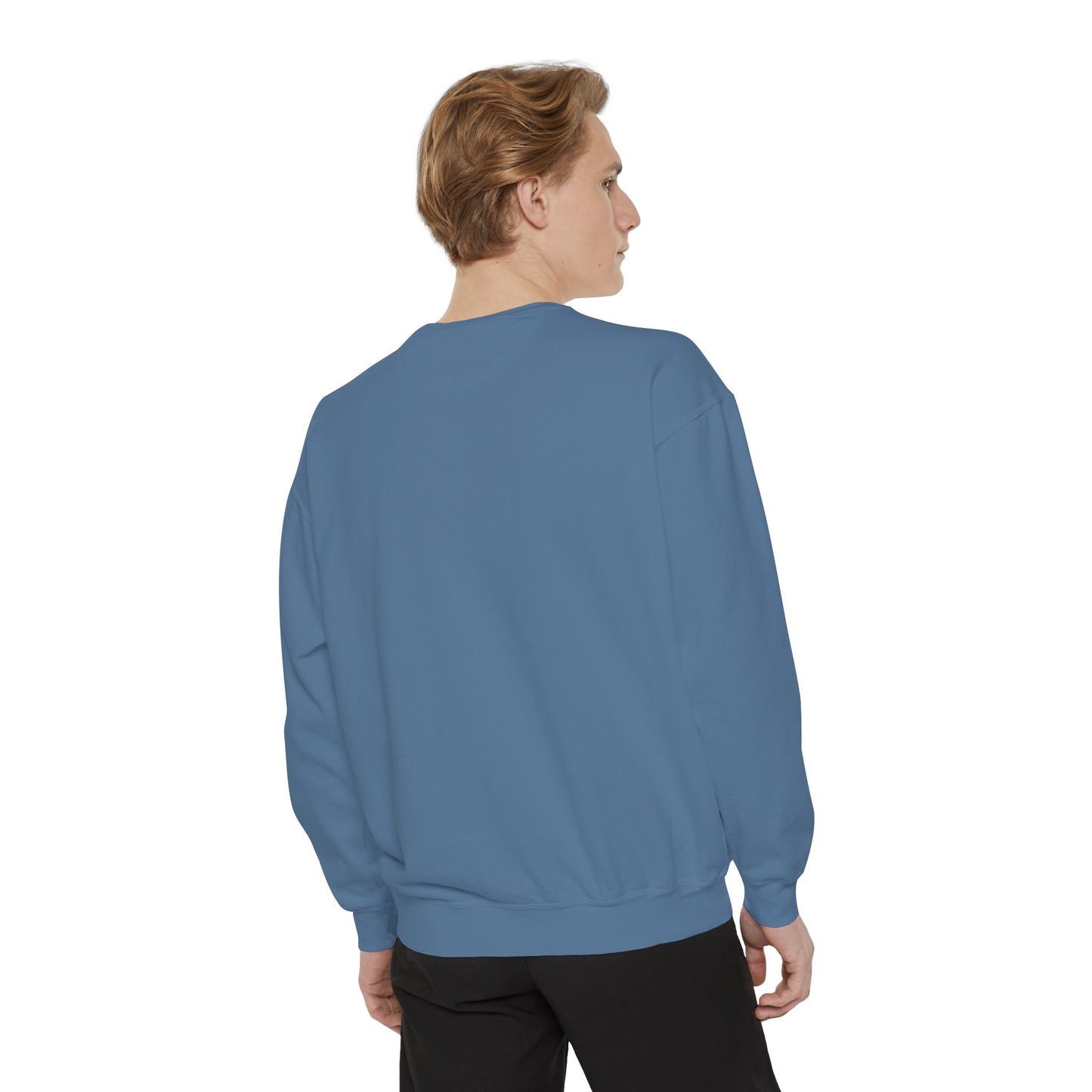 Unisex Garment-Dyed Ruse Clues Sweatshirt - Cozy, Trendy, Perfect for Everyday Wear, Gift for Friends and Family, Great for Fall and Winter