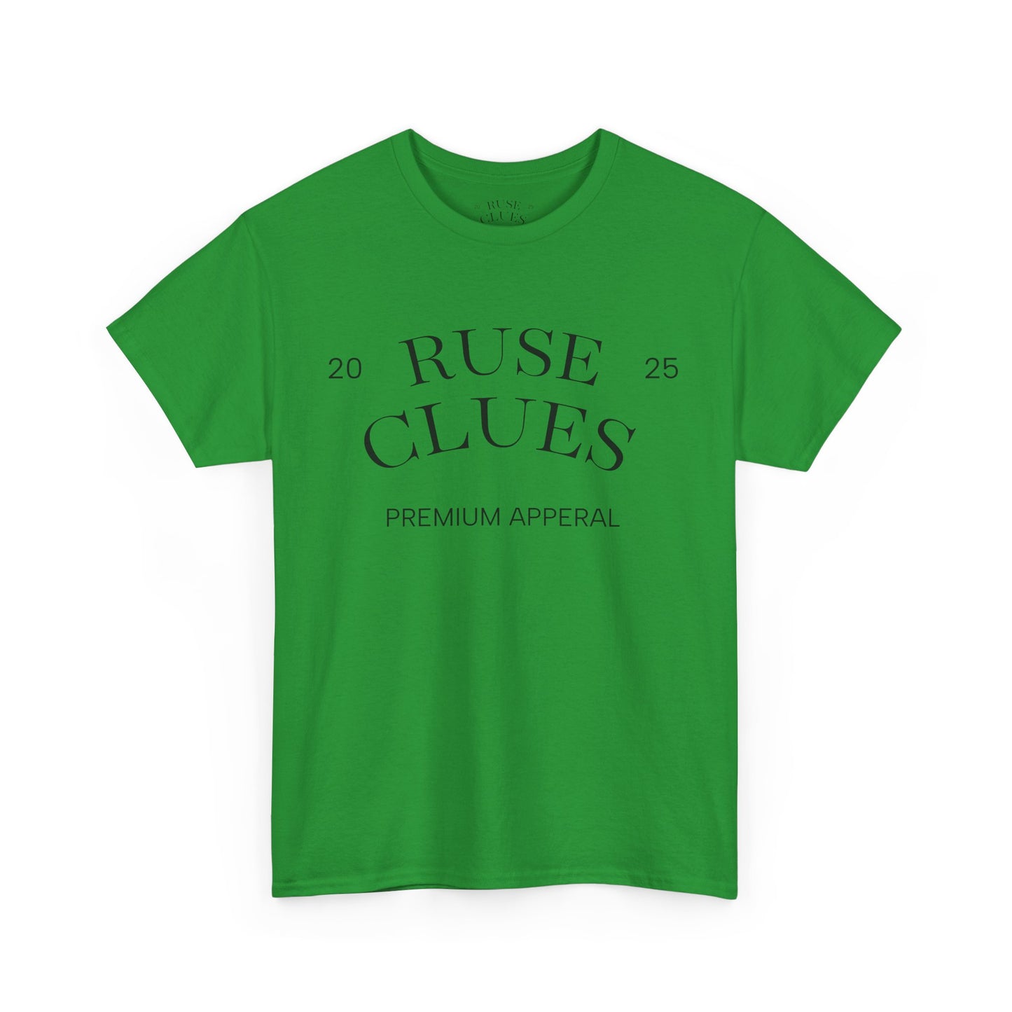 Unisex Heavy Cotton RUSE CLUES Tee | Casual Wear, Gift for Him, Gift for Her, Trendy Apparel, Everyday Style