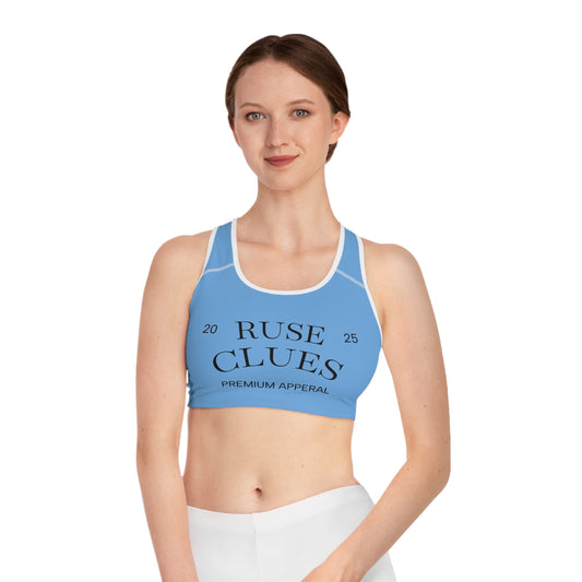 Trendy Ruse Clues Sports Bra for Active Women, Gym Wear, Fitness Apparel, Comfortable Fitness Gear