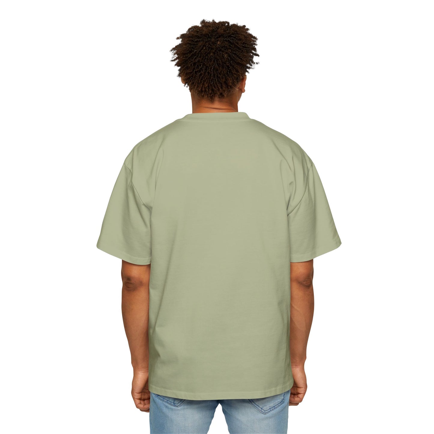 Men's Heavy Oversized Blue Print Ruse Clues Tee, Casual Fashion Shirt, Streetwear Top, Gift for Him, Comfort Tee, Everyday Wear