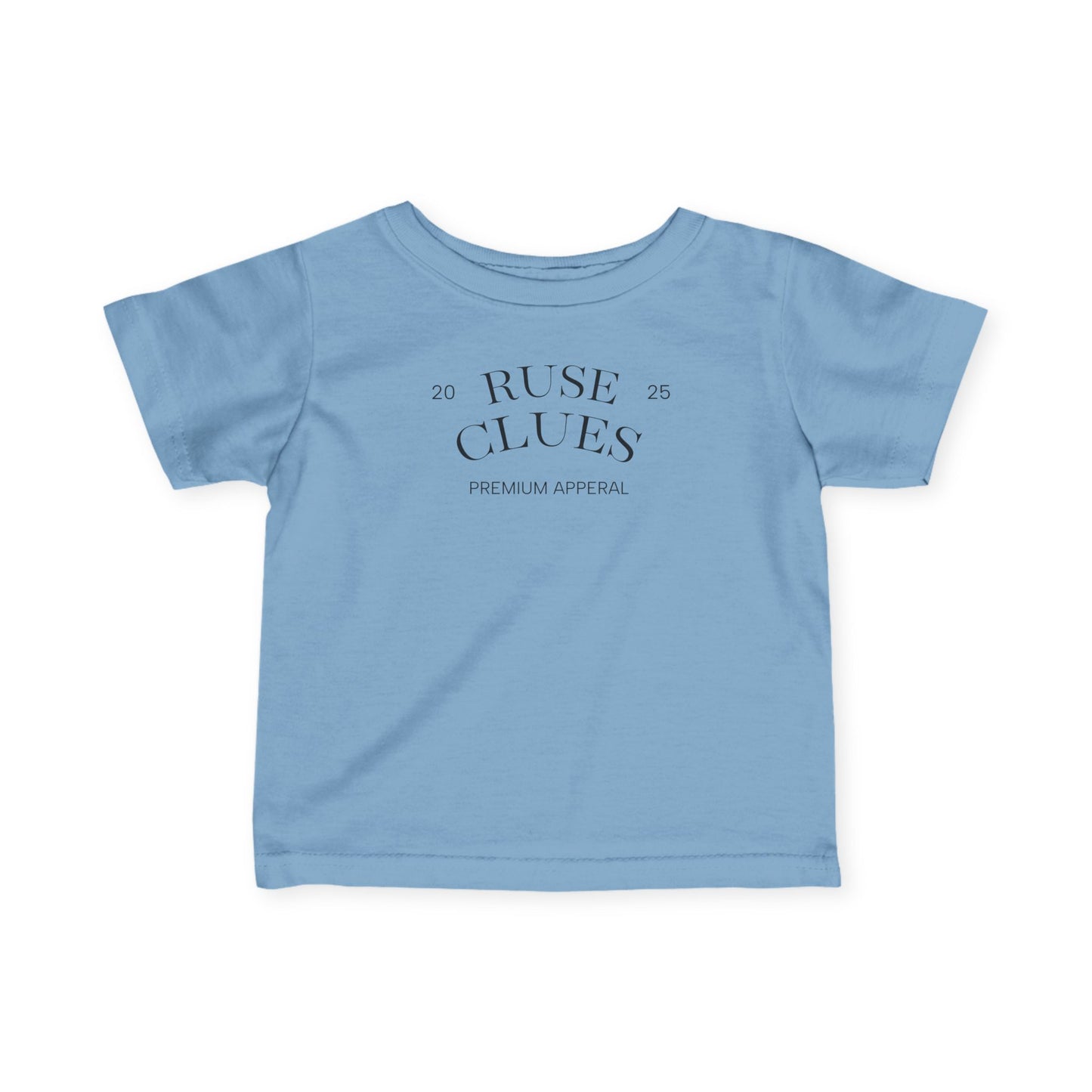 Infant Fine Jersey Tee - Ruse Clues, Cute Baby Shirt, Toddler Outfit, Gift for New Parents, Baby Shower Essential, Toddler Clothing