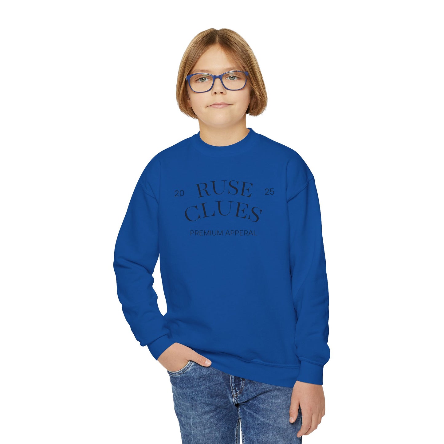 Youth Crewneck Ruse Clues Sweatshirt