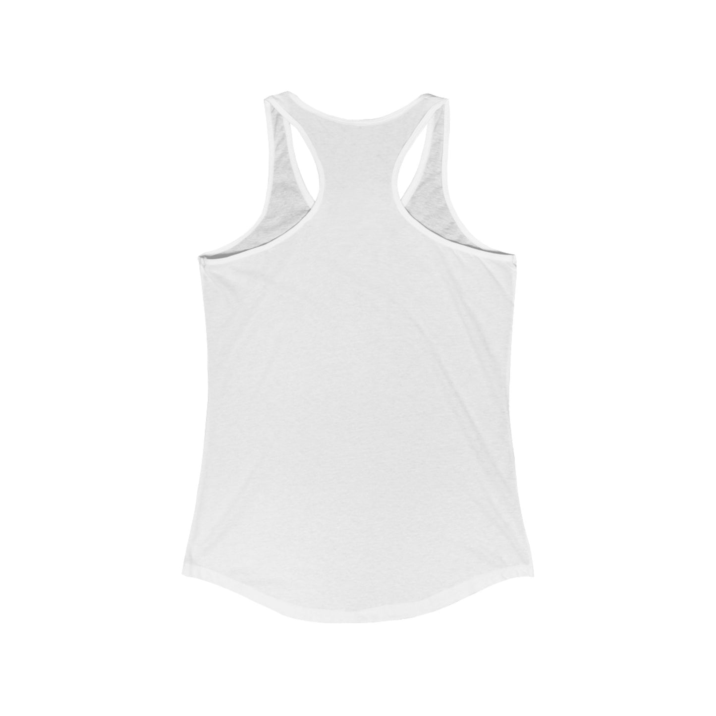 Women's RUSE CLUES Racerback Tank Top - Casual Summer Wear, Workout Top, Gift for Her, Fitness Apparel
