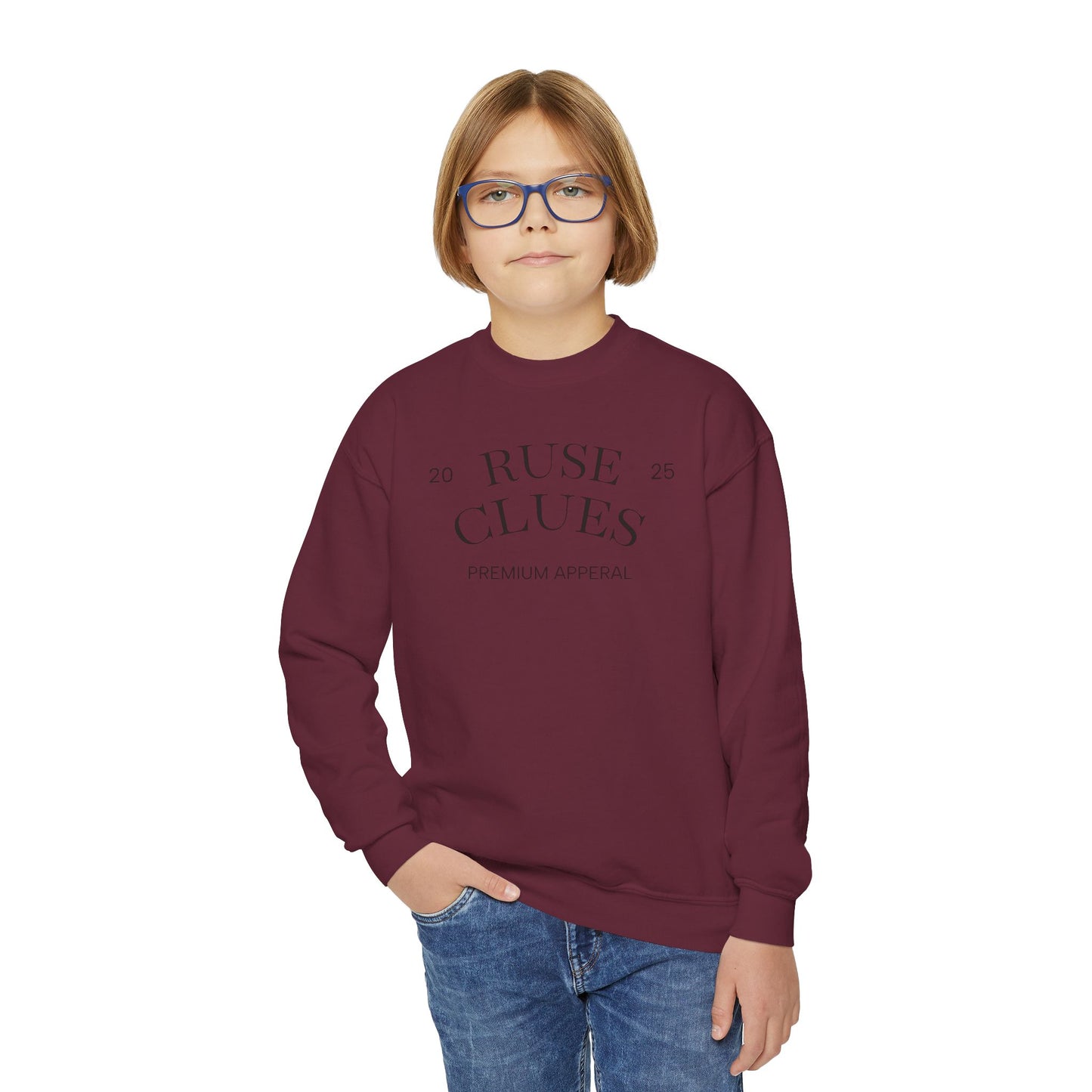 Youth Crewneck Ruse Clues Sweatshirt