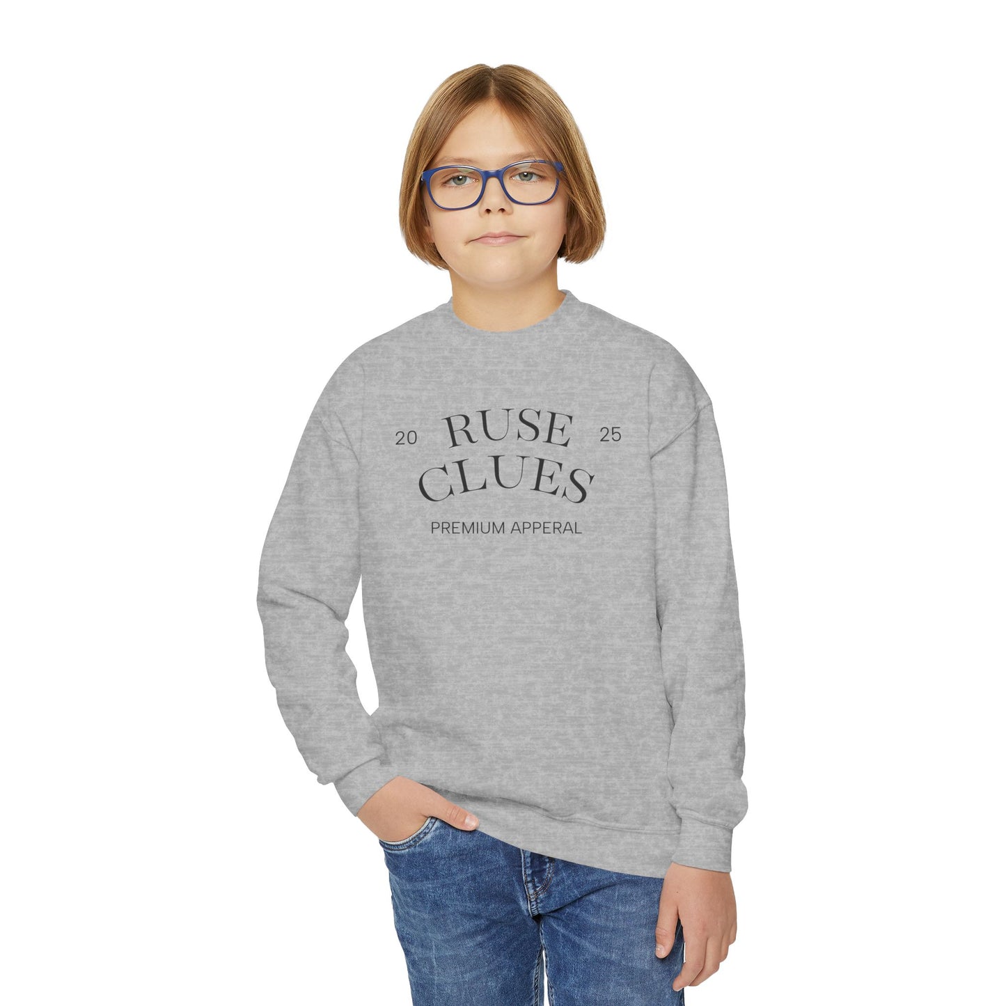 Youth Crewneck Ruse Clues Sweatshirt