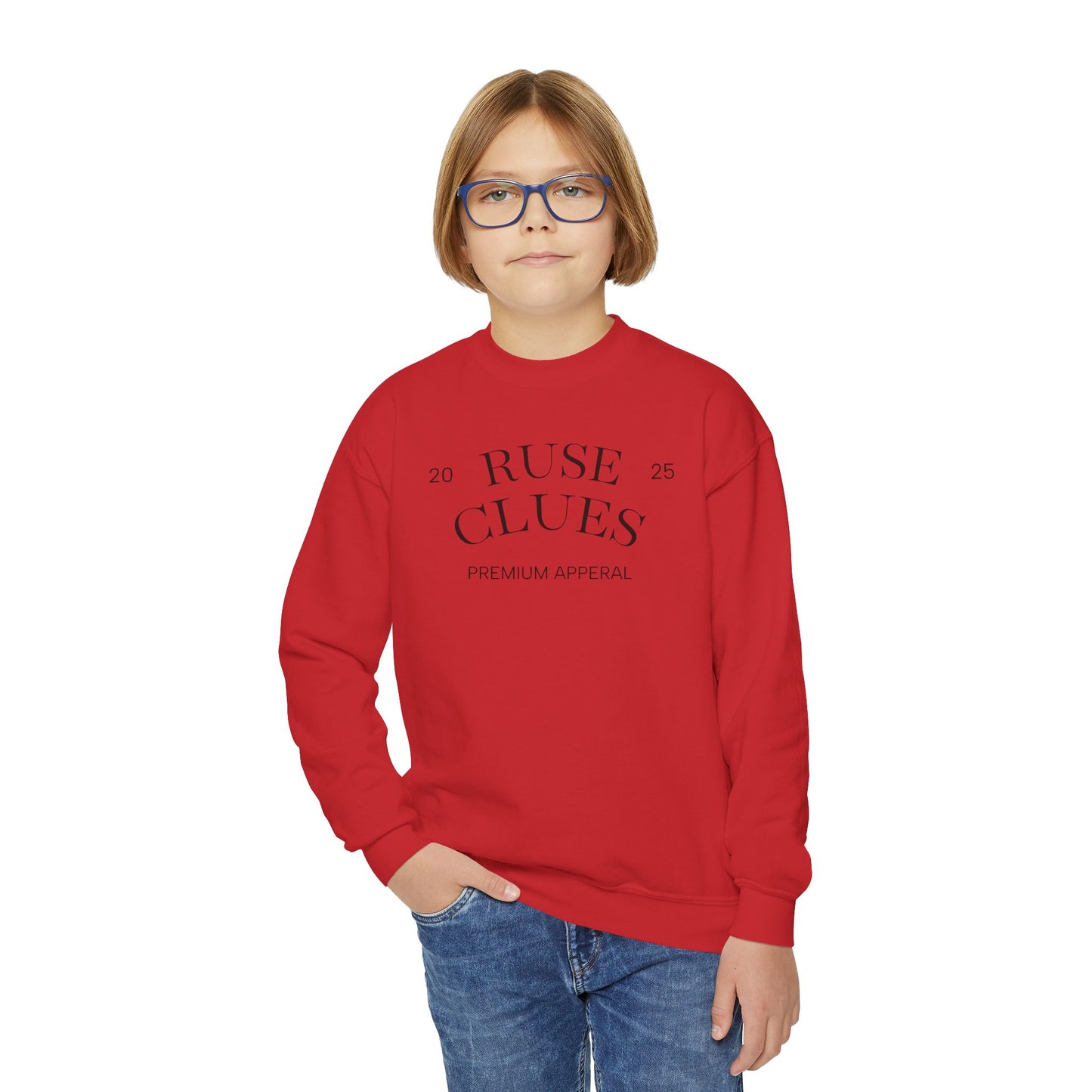 Youth Crewneck Ruse Clues Sweatshirt