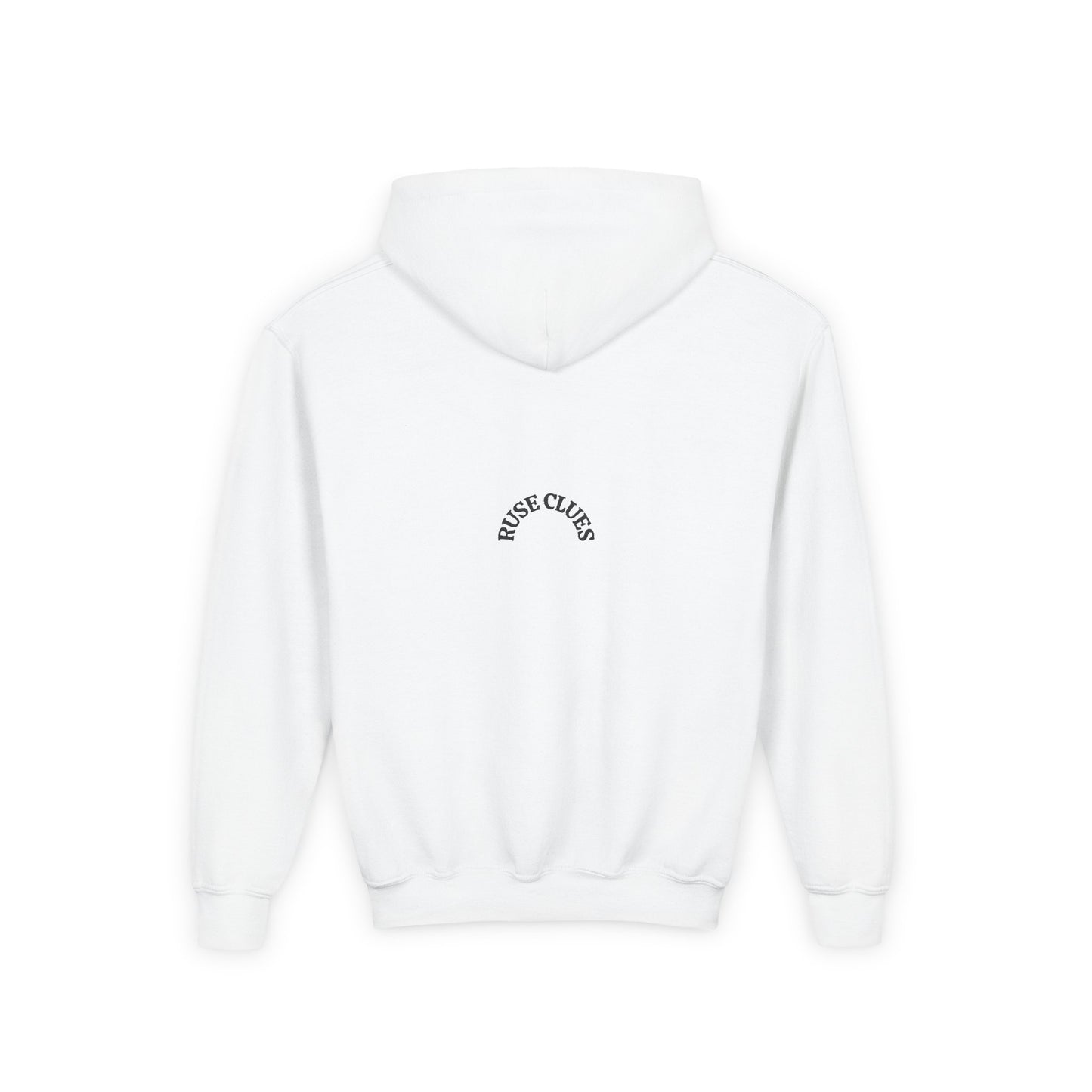 Youth Heavy Blend Hooded Ruse Clues Sweatshirt - Comfortable, Cozy, Ideal for Lazy Days, Perfect for Fall and Winter, Great Gift for Teens, Casual Wear