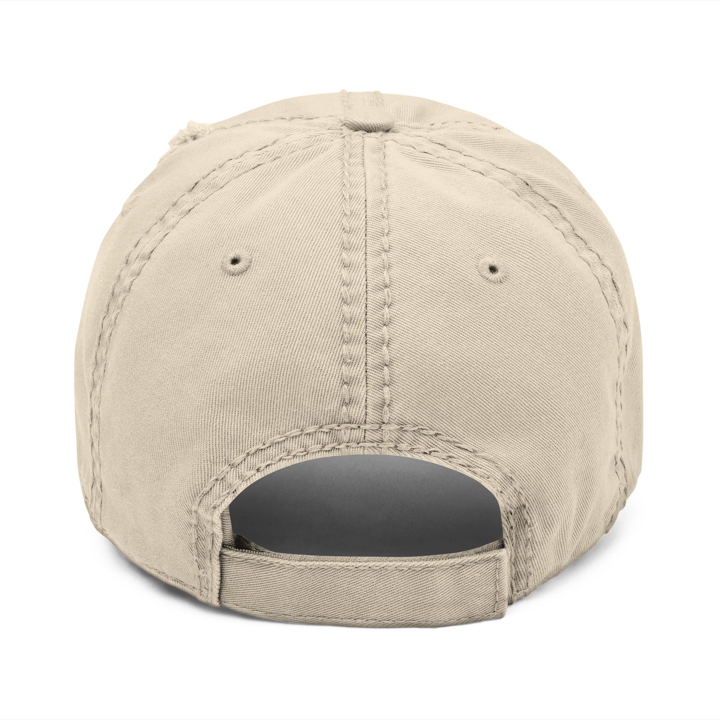 Distressed Dad Hat with Ruse Clues Embroidery | Casual Style Cap for Outdoor Adventures, Gifts for Dads, Unisex Fashion, Great for Summer BBQs