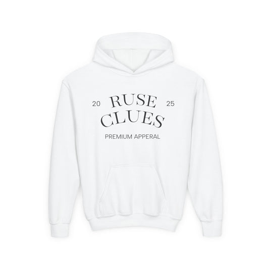 Youth Heavy Blend Hooded Ruse Clues Sweatshirt