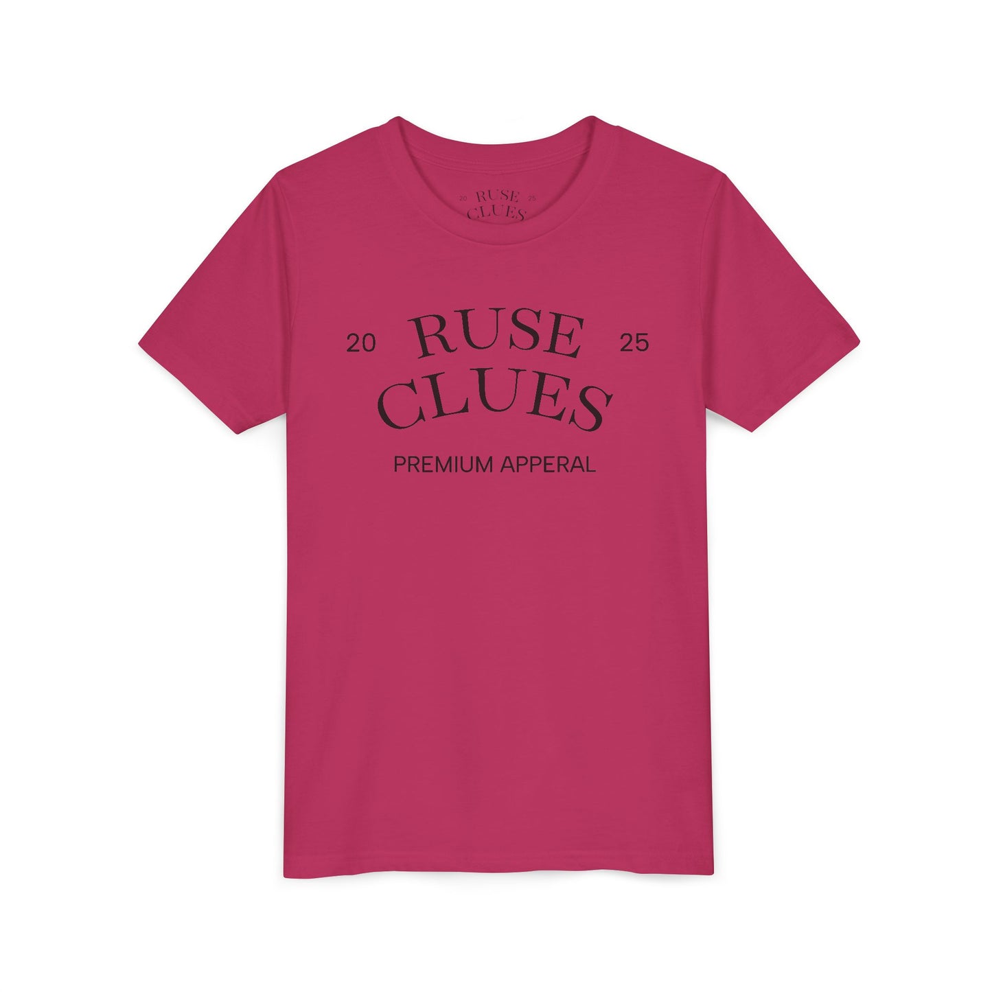 Youth Short Sleeve Ruse Clues Tee, Fun Graphic Tee, Kids Casual T-Shirt, Gift for Teens, Back to School Apparel, Summer Wear