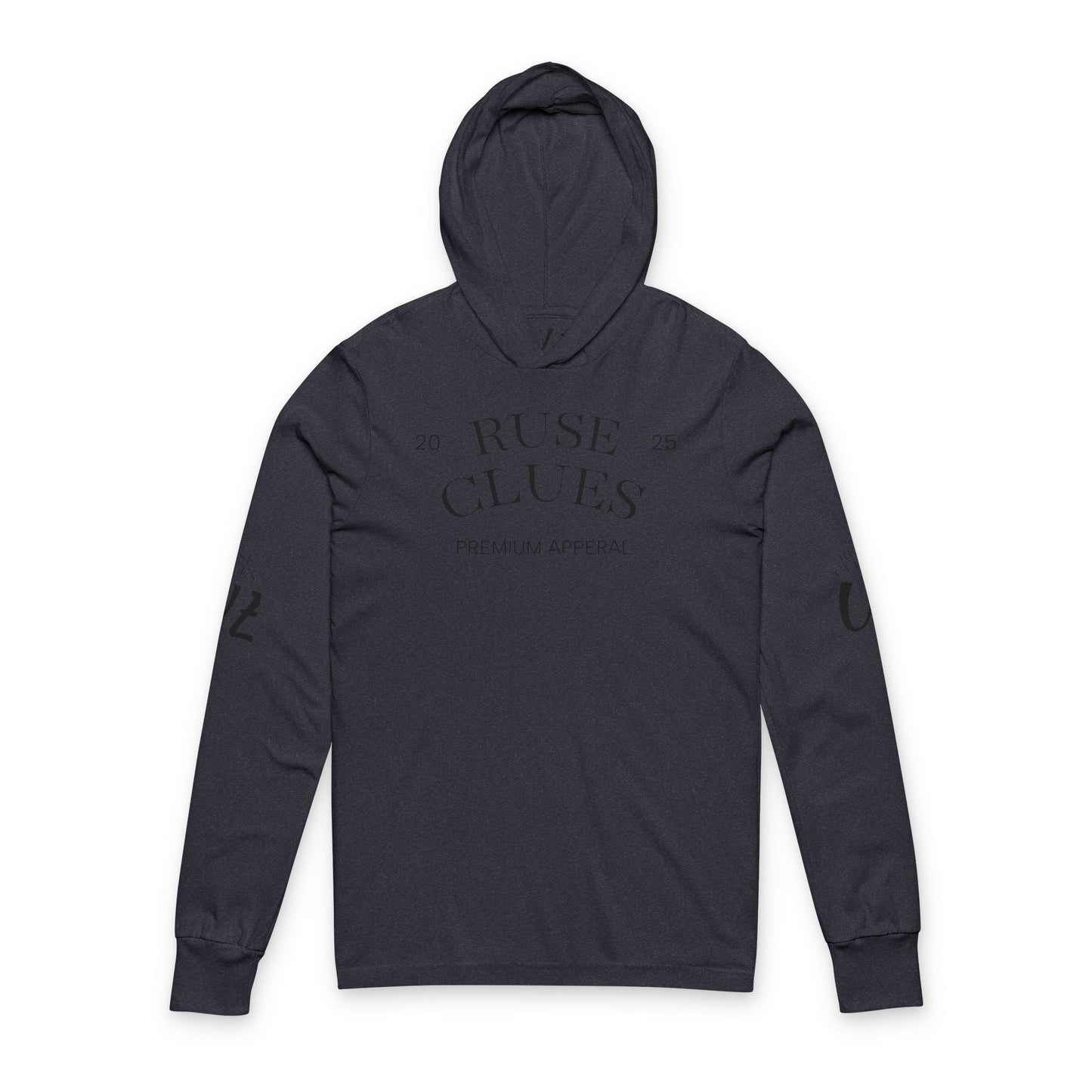 Unisex Hooded Long Sleeve Ruse Clues Tee - Casual Comfort for Everyday Adventures, Perfect for Spring and Fall, Ideal Gift for Friends